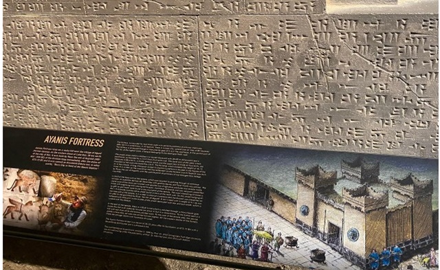 ▲ 아라랏과 동의어인 우라투 왕국은 자체의 문자를 가지고 문명을 발전시켰다