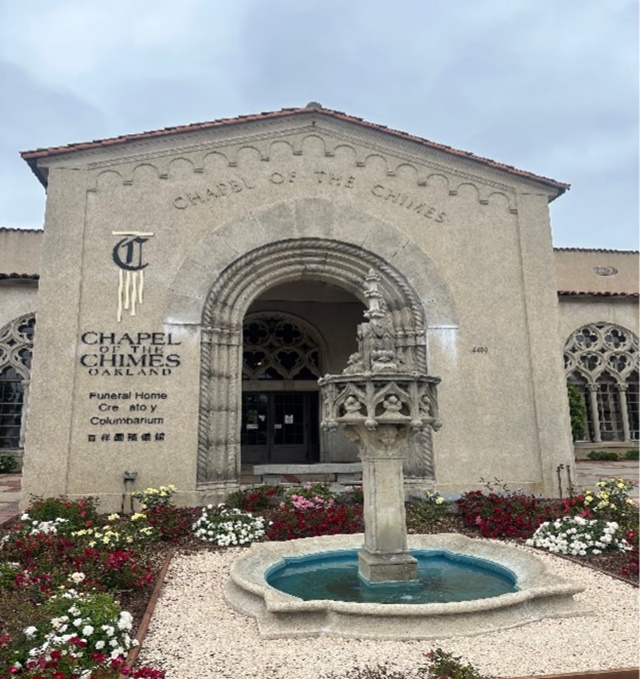 ▲ 1901년에 설립된 차임스 채플 The Chapel of The Chimes은 엄청난 규모의 종합 장례 기관으로써, 드류 선교사 부부의 장례 예배가 여기서 드려졌고, 재의 일부를 용기에 넣어 보관하고 있는 곳이다. 이곳을 찾기 위해 얼마나 노심초사 했는지 모른다. 드류 선교사 부부의 흔적을 여기에서 발견하게 될 줄은 꿈에도 생각하지 못했다. 그만큼 환희와 감격, 그리고 슬픔과 숙연함이 공존했음이다.