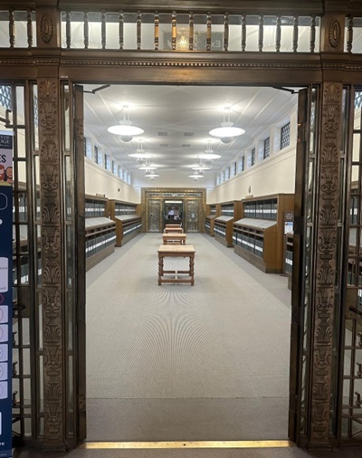 ▲ 도서관 내부의 모습