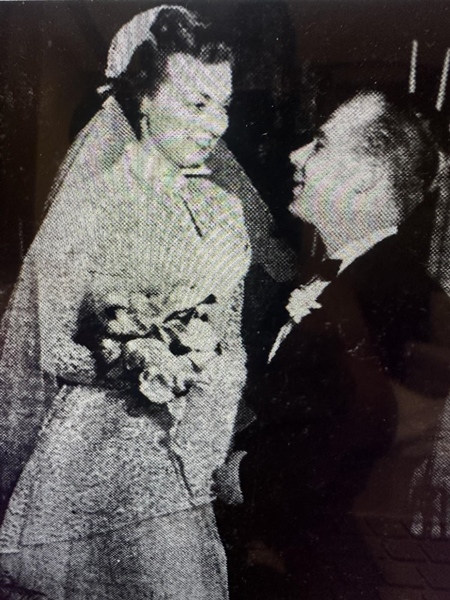 올해로 94세가 된 엘리자벳의 결혼식 사진. 그녀는 드류 선교사의 외손녀다.