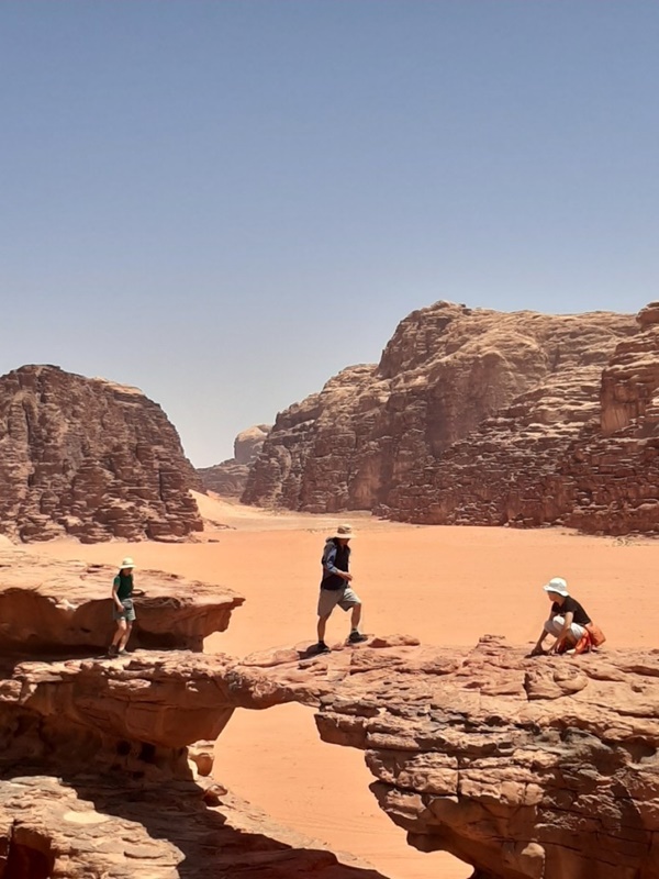 출애굽한 모세 일행이 거처갔을 와디 럼의 풍경 ©조덕영