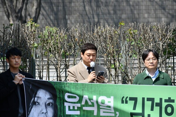 발언하는 평화나무 기독교회복센터 김디모데 소장 (사진 : 평화나무)